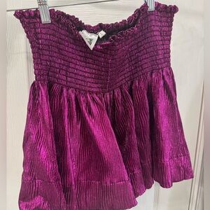 Queen of Sparkles Large Magenta Swing Short